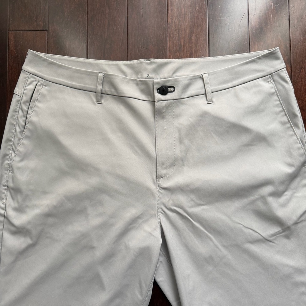 Public Rec Men's Dealmaker Chino+ Pants Size 36x32 Gray Travel Golf Work Casual - Picture 2 of 13